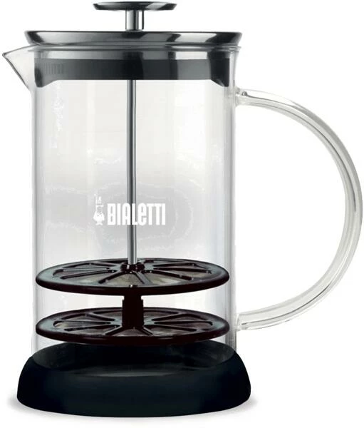 Bialetti Manueller Milchaufschäumer Cappuccinatore Aus Glas 3 Bialetti Manueller Milchaufschäumer Cappuccinatore Aus Glas