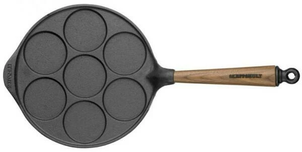 Skeppshult Eierpfanne Für 7 Pfannkuchen Mit Walnussgriff 4 Skeppshult Eierpfanne Für 7 Pfannkuchen Mit Walnussgriff – Bild 2