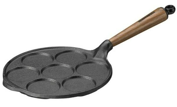 Skeppshult Eierpfanne Für 7 Pfannkuchen Mit Walnussgriff 3 Skeppshult Eierpfanne Für 7 Pfannkuchen Mit Walnussgriff