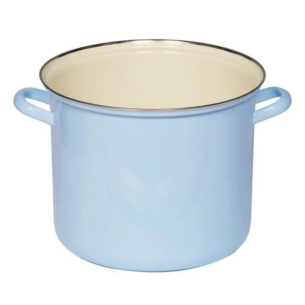 Riess Emaille Riess Topf Aus Emaille In Pastell-blau 18 Cm 4 Riess Emaille Riess Topf Aus Emaille In Pastell-blau 18 Cm – Bild 2