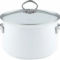 Riess Emaille Riess Geschirr-Set Aus Emaille, 5-tlg. In Arctic Weiß -Emile Henry shop 0653 033