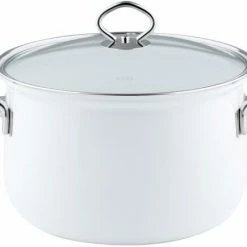 Riess Emaille Riess Geschirr-Set Aus Emaille, 5-tlg. In Arctic Weiß -Emile Henry shop 0659 033