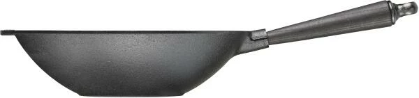 Skeppshult Wokpfanne Aus Gusseisen Mit Eschenholzgriff 6 Skeppshult Wokpfanne Aus Gusseisen Mit Eschenholzgriff – Bild 4