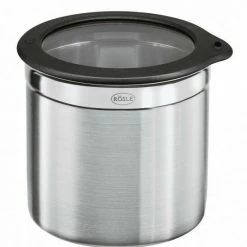 Rösle Dose Aus Edelstahl Mit Frischhaltedeckel 12 Cm/ 6,5 Cm/ 0,7 L