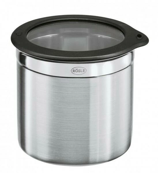 Rösle Dose Aus Edelstahl Mit Frischhaltedeckel 12 Cm/ 12,5 Cm/ 1,4 L 3 Rösle Dose Aus Edelstahl Mit Frischhaltedeckel 12 Cm/ 12,5 Cm/ 1,4 L