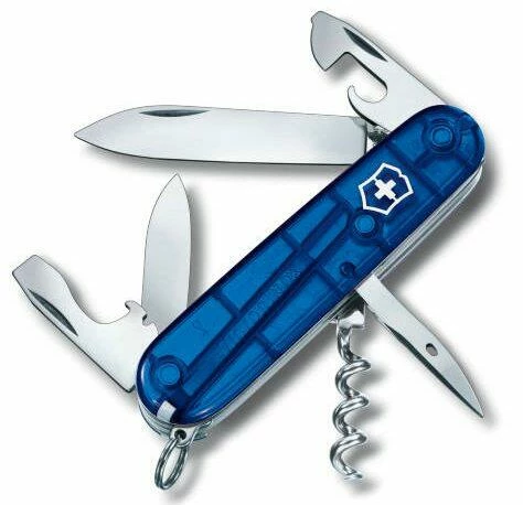 Victorinox Offiziersmesser Spartan Blau Transparent 3 Victorinox Offiziersmesser Spartan Blau Transparent