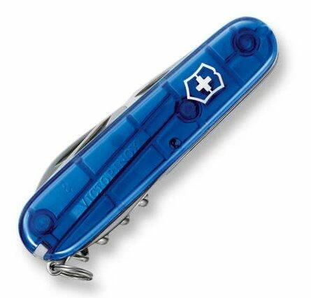 Victorinox Offiziersmesser Spartan Blau Transparent 6 Victorinox Offiziersmesser Spartan Blau Transparent – Bild 4