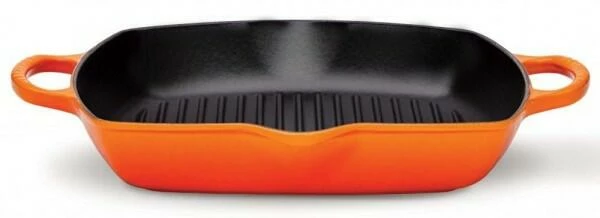 Le Creuset Grillpfanne Signature Quadratisch Mit 2 Griffen In Schwarz 4 Le Creuset Grillpfanne Signature Quadratisch Mit 2 Griffen In Schwarz – Bild 2