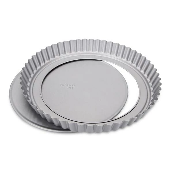 Städter Tarteform Mit Hebeboden ø 28 Cm / H 3,5 Cm Silber 6 Städter Tarteform Mit Hebeboden ø 28 Cm / H 3,5 Cm Silber – Bild 4