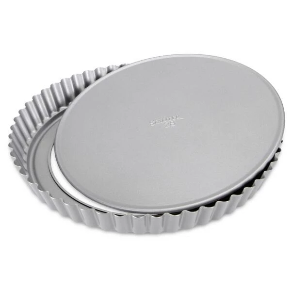 Städter Tarteform Mit Hebeboden ø 28 Cm / H 3,5 Cm Silber 7 Städter Tarteform Mit Hebeboden ø 28 Cm / H 3,5 Cm Silber – Bild 5