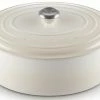 Le Creuset Bräter Signature Oval In Meringue 33 Cm / 7,5 L -Emile Henry shop 21178357164430