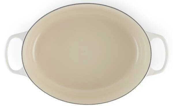Le Creuset Bräter Signature Oval In Meringue 33 Cm / 7,5 L 7 Le Creuset Bräter Signature Oval In Meringue 33 Cm / 7,5 L – Bild 5