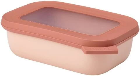 Mepal Multischüssel Cirqula Rechteckig 500 Ml - Nordic Blush 3 Mepal Multischüssel Cirqula Rechteckig 500 Ml - Nordic Blush
