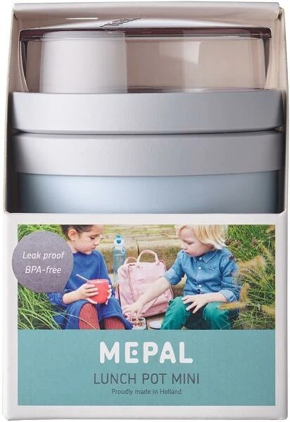 Mepal Lunchpot Ellipse Mini - Nordic Blue 4 Mepal Lunchpot Ellipse Mini - Nordic Blue – Bild 2