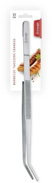 Triangle Grillpinzette Gekröpft, 35cm 5 Triangle Grillpinzette Gekröpft, 35cm – Bild 3