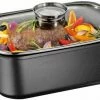 Küchenprofi Aromabräter & Dampfgarer In Schwarz 2 Küchenprofi Aromabräter & Dampfgarer In Schwarz -Emile Henry shop 2385503034 a