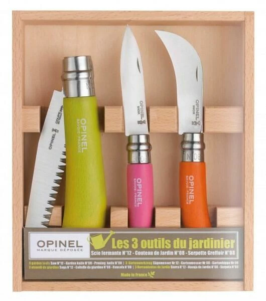 Opinel Garten-Set Werkzeuge Des Gärtners, 3-teilig 3 Opinel Garten-Set Werkzeuge Des Gärtners, 3-teilig