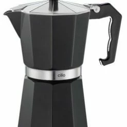 Cilio Espressokocher Aluminium Classico In Schwarz