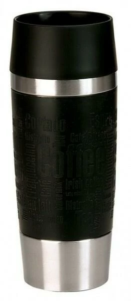 Emsa Isolier-Trinkbecher Mit Manschette Travel Mug In Schwarz 3 Emsa Isolier-Trinkbecher Mit Manschette Travel Mug In Schwarz