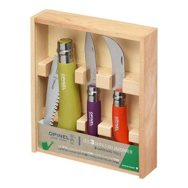 Opinel Garten-Set Werkzeuge Des Gärtners, 3-teilig 4 Opinel Garten-Set Werkzeuge Des Gärtners, 3-teilig – Bild 2