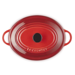 Le Creuset Mini Cocotte Oval In Kirschrot -Emile Henry shop 61902120600103 00001