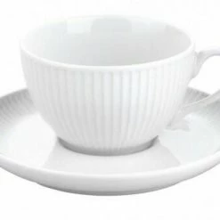 Pillivuyt Teetasse Plissé Teetasse Volumen 18 Cl, Höhe 57 Mm
