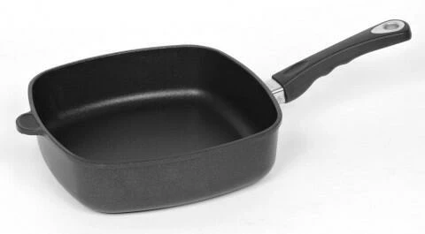 AMT Gastroguss AMT Eckpfanne Hoch Aus Aluguss Mit Stielgriff Für Induktion 24 X 24 Cm 3 AMT Gastroguss AMT Eckpfanne Hoch Aus Aluguss Mit Stielgriff Für Induktion 24 X 24 Cm