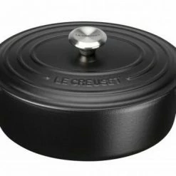 Le Creuset Bräter Signature Oval In Schwarz 31 Cm / 6,3 L
