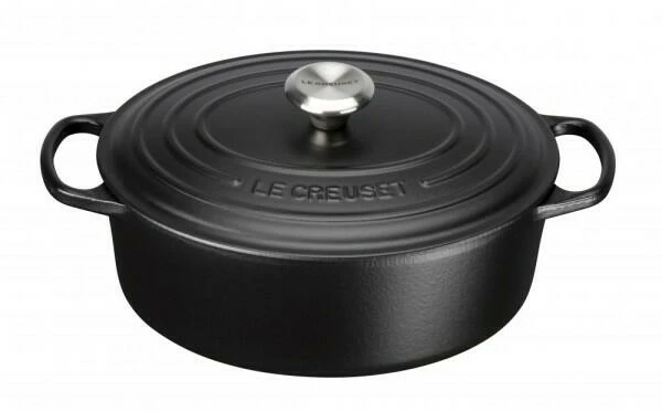 Le Creuset Bräter Signature Oval In Schwarz 35 Cm / 8,9 L 3 Le Creuset Bräter Signature Oval In Schwarz 35 Cm / 8,9 L