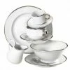 Pillivuyt Frühstückstasse Sancerre Mit Platinrand Frühstücksuntertasse -Emile Henry shop DECOR 2 xl 3 1