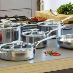 Demeyere Bratentopf Industry Mit Deckel 22 Cm/ 4,0 L/ 11 Cm 13 Demeyere Bratentopf Industry Mit Deckel 22 Cm/ 4,0 L/ 11 Cm -Emile Henry shop Demeyere DM 11 07 001 l 3