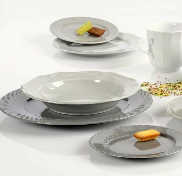 Pillivuyt Suppenteller Eclectique Compostelle In Stahlgrau 4 Pillivuyt Suppenteller Eclectique Compostelle In Stahlgrau – Bild 2