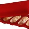 Emile Henry Mini Baguette-Set In Grand Cru 2 Emile Henry Mini Baguette-Set In Grand Cru -Emile Henry shop EH 5519 345519 Moule 5MiniBaguettes Baker Open 1Main