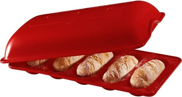 Emile Henry Mini Baguette-Set In Grand Cru 3 Emile Henry Mini Baguette-Set In Grand Cru