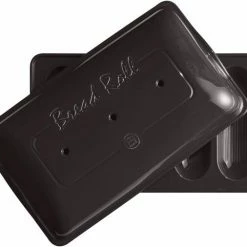 Emile Henry Mini Baguette-Set In Fusain 10 Emile Henry Mini Baguette-Set In Fusain -Emile Henry shop EH 5519 795519 Moule 5MiniBaguettes Baker TopOpen