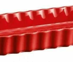 Emile Henry Kuchenform Lang In Granatapfel