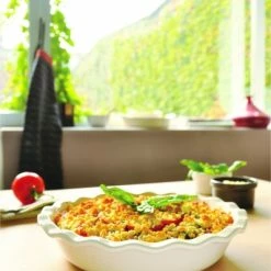 Emile Henry shop -Emile Henry shop EH 6131 Amb Clafoutis PieDish VegetableCrumble V 1