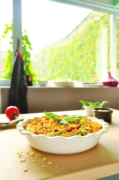 Emile Henry Kuchen-& Auflaufform Mit Wellenrand In Granatapfel 4 Emile Henry Kuchen-& Auflaufform Mit Wellenrand In Granatapfel – Bild 2