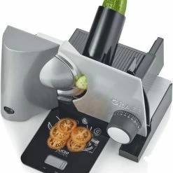 GRAEF Allesschneider Sliced Kitchen SKS 30000MW In Silber -Emile Henry shop Graef S3000MW mit KS202 Gemuese