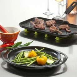 Steakgrillpfanne Rechteckig Aus Gusseisen Von Le Creuset 11 Steakgrillpfanne Rechteckig Aus Gusseisen Von Le Creuset -Emile Henry shop Gusseisen 25 klein 1 l