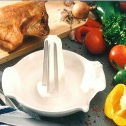 Römertopf Hähnchenbräter Chicko Weiß Weiß -Emile Henry shop Haehnchenbraeter Chicko 300dpi l