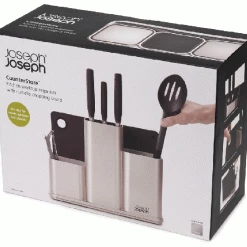 Joseph Joseph Küchenordnungshelfer Counterstore Mit Schneidebrett In Silber -Emile Henry shop JJ Counter Store Silver 85122 PK neu l