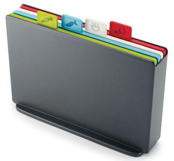 Joseph Joseph Schneidebretter-Set Index Groß In Graphit, 4-tlg. 3 Joseph Joseph Schneidebretter-Set Index Groß In Graphit, 4-tlg.