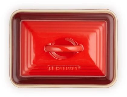 Le Creuset Butterdose In Kirschrot 7 Le Creuset Butterdose In Kirschrot – Bild 5