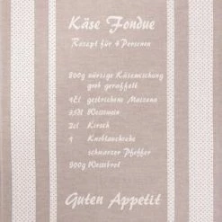 Küchentuch Fondue Nr. 1 Von KULTSCHTOFF, Taupe