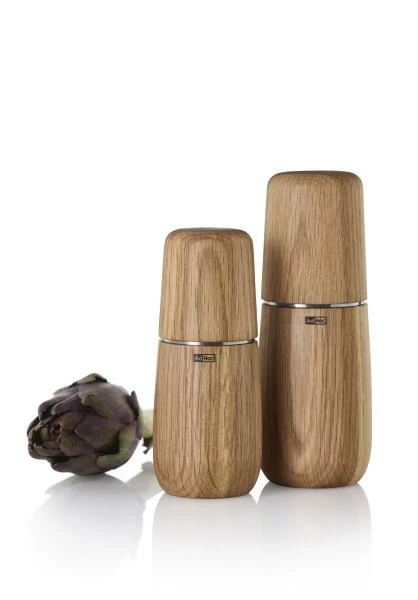AdHoc Pfeffer- Oder Salzmühle Yono In Eiche 15 Cm / 6,2 Cm 7 AdHoc Pfeffer- Oder Salzmühle Yono In Eiche 15 Cm / 6,2 Cm – Bild 5