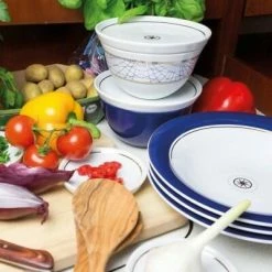 Kahla Pastateller Magic Grip On Tour Blue Harbour, 22 Cm -Emile Henry shop On Tour 90 032 16 HiRes neu l