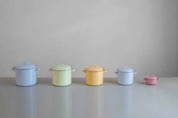 Riess Emaille Riess Topf Aus Emaille In Pastell-blau 18 Cm 7 Riess Emaille Riess Topf Aus Emaille In Pastell-blau 18 Cm – Bild 5