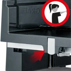 GRAEF Allesschneider Sliced Kitchen SKS 30000MW In Silber -Emile Henry shop S10002 Kindersicherung