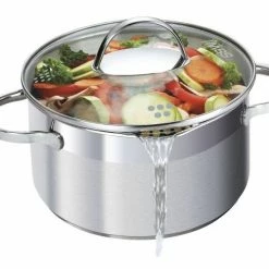 SSW Kochtopf Comfort Mit Glasdeckel 24 Cm/ 6,1 L -Emile Henry shop SSW 421714 421716 421720 421724 421728 2 Gemu se 300dpi 2 3